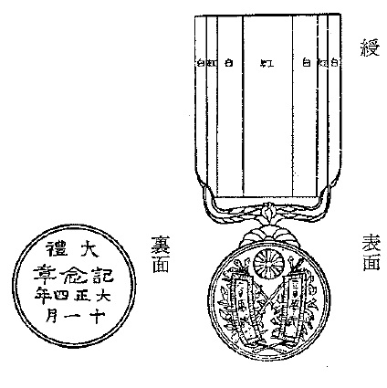 大正四年勅令第百五十四号（大礼記念章制定ノ件） | e-Gov 法令検索